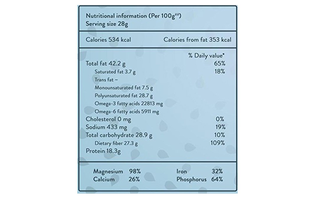 Raw Essentials Flax Seeds Roasted & Salted    Pack  400 grams